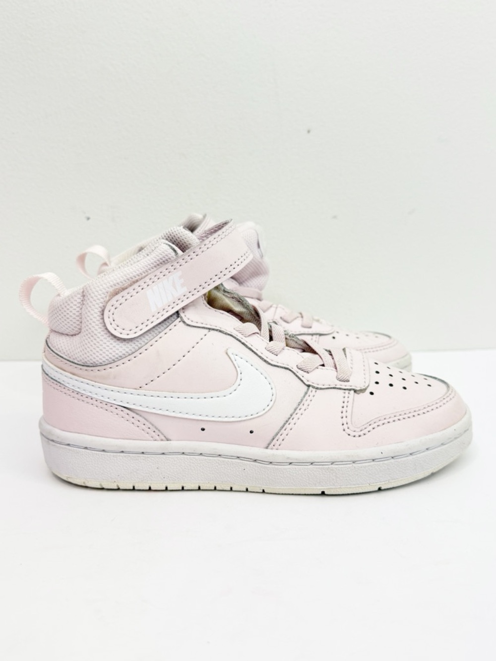 Nike Court Borough Mid 2 Pearl Pink White CD7783-601 Size 12.5 - Picture 3 of 7